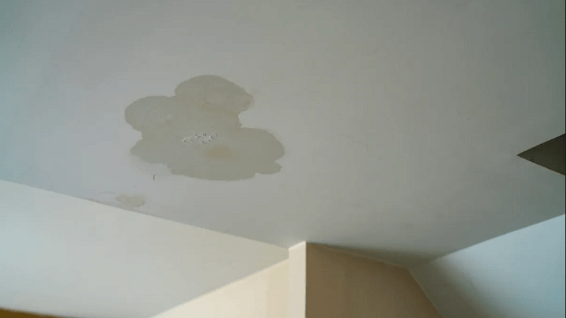 Water Spots on the Ceiling Often Point to a Roofing Problem